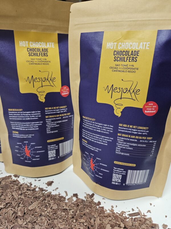 Mesjokke Hot Chocolate - Chocolade Schilfers 200 gram